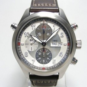 IWC Spitfire Double Chronograph Ratrappante Iw 3718 06 nessuna 217879