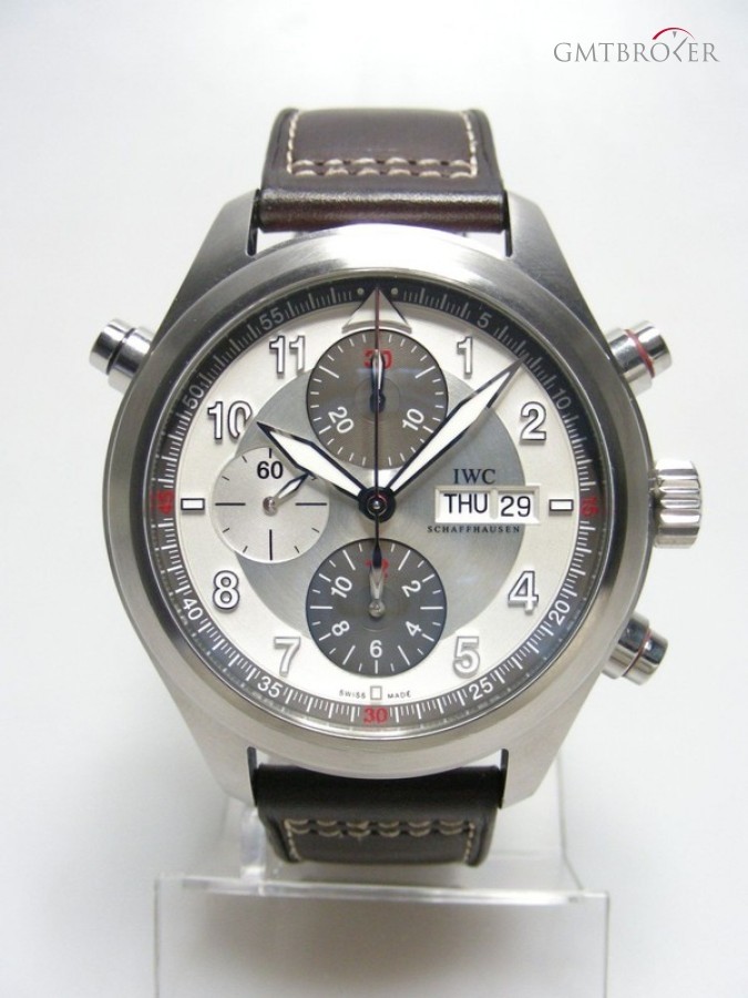 IWC Spitfire Double Chronograph Ratrappante Iw 3718 06 nessuna 217879