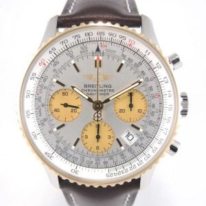 Breitling Navitimer D23322 Full Set Gold And Steel Case On A nessuna 588783