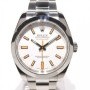 Rolex Milgauss 116400 With Papers Full Steel White Dial