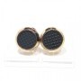Breguet 18k Pink Gold And Rubber Cufflinks Cuff Links Pink
