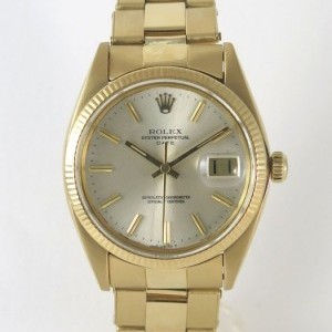 Rolex Oyster Perpetual Date Vintage Gold 1500 18k Yellow nessuna 570245