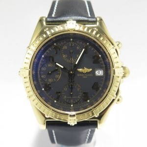 Breitling Chronomat Gold K13050 Or Jaune 18k Cadran Noir Ind nessuna 382947