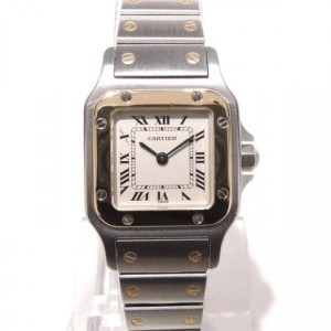 Cartier Santos 1567 Full Yellow Gold 18k And Steel White W nessuna 529131