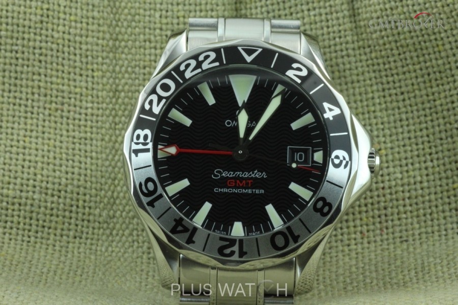 Omega Seamaster 300 Black GMT 223450 Chronometer nessuna 331907
