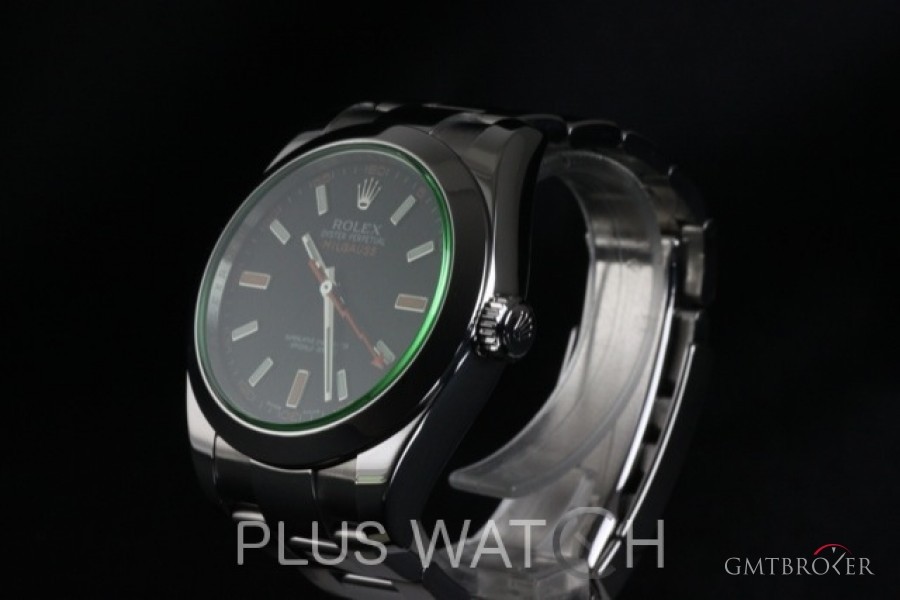 Rolex Milgauss Green 116400 GV Glass 2009 661 nessuna 332369