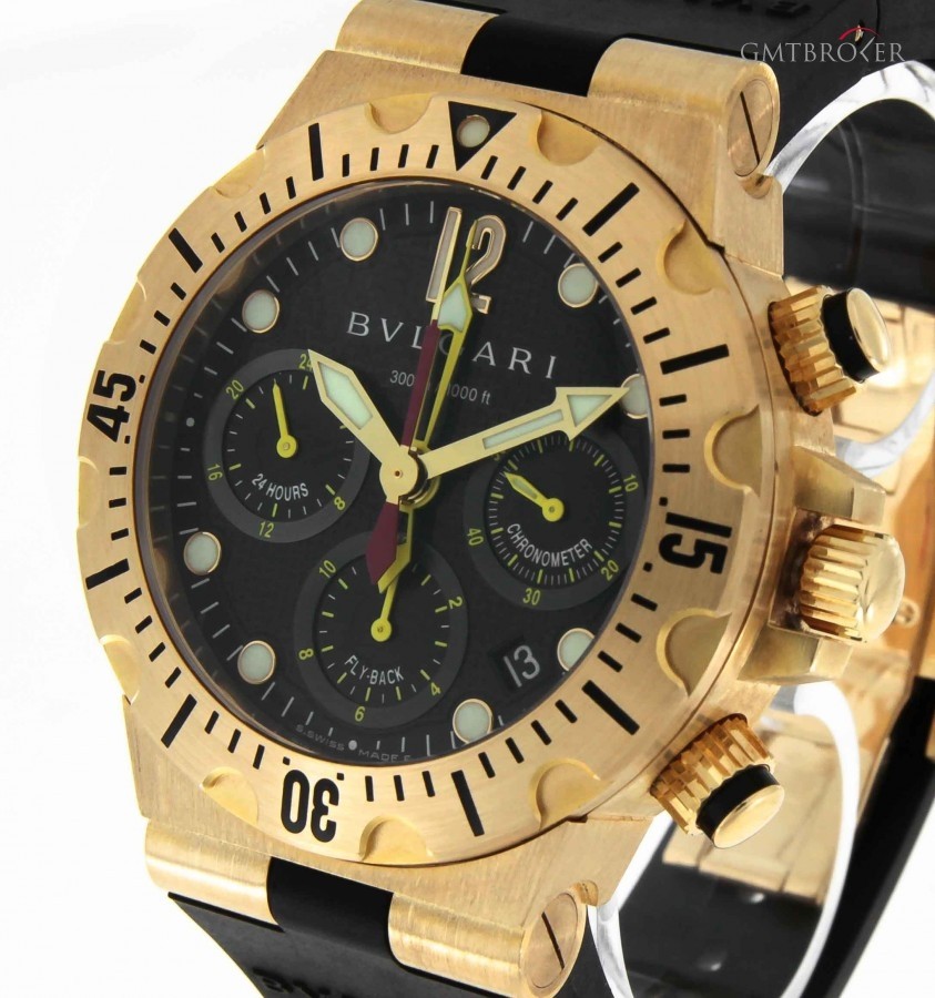 Bulgari Diagono Professional Scuba goldrubber RefSC40G, Photo 1 on Gmtbroker