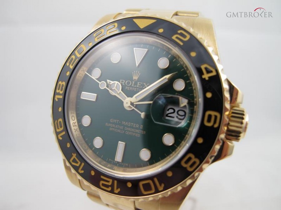 Rolex GMT Master II Keramik in 18 Karat Gelbgold 116718 237385