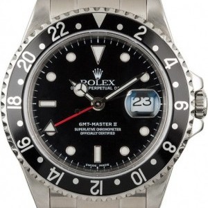 Rolex Used  GMT Master 16710 Black Luminous Dial 16710 843385