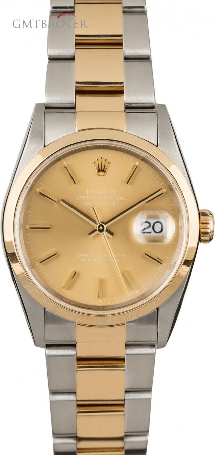 Rolex Mens  Datejust 16203 Champagne Dial 16203 840789