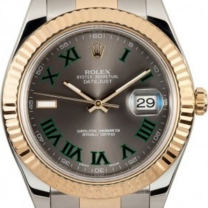Rolex Two-Tone Datejust II 116333 Slate Dial Dial 737775