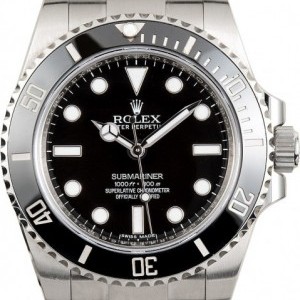 Rolex Used  Submariner 114060 Black Ceramic Bezel 114060 836671