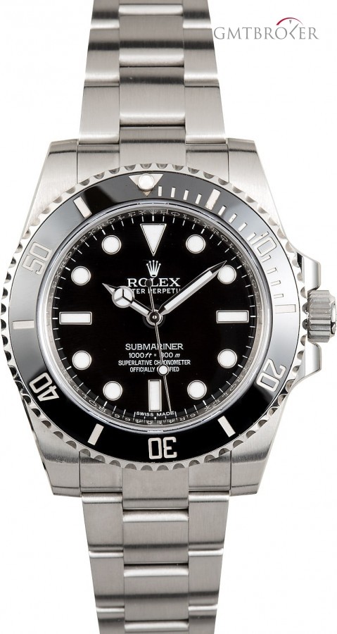 Rolex Used  Submariner 114060 Black Ceramic Bezel 114060 836671
