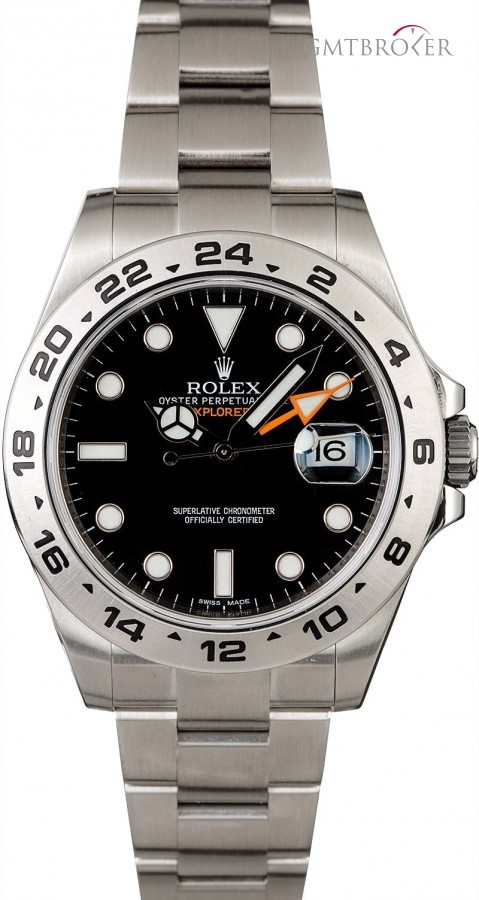 Rolex Pre-Owned  Explorer II Ref 216570 Orange GMT Hand Hand 835351