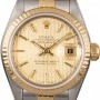 Rolex Lady  Datejust 69173 Champagne Tapestry Dial