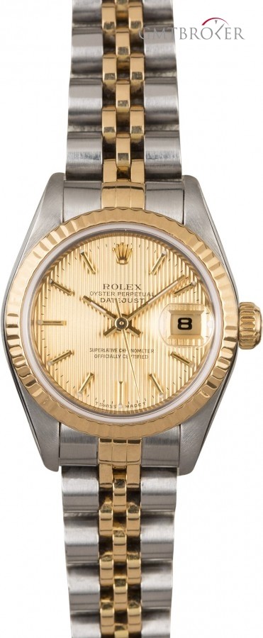 Rolex Lady  Datejust 69173 Champagne Tapestry Dial Dial 783374