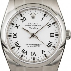 Rolex PreOwned  Air King 114200 White Dial 114200 845635