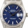 Rolex Used  Datejust 16014 Blue Dial