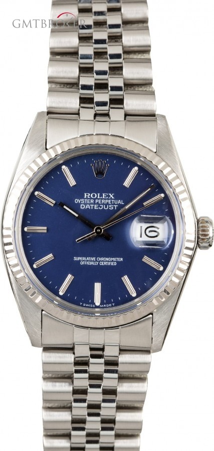 Rolex Used  Datejust 16014 Blue Dial 16014 829334