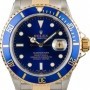Rolex PreOwned  Submariner 16613 Blue Dial Two Tone Watc