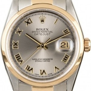 Rolex Used  Datejust 16203 Rhodium Roman Dial 16203 833621