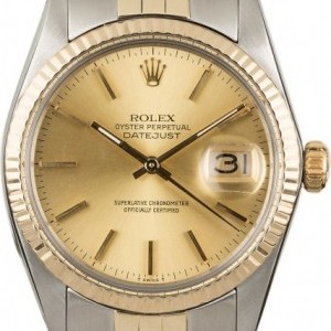 Rolex Mens  Datejust 16013 Steel  Gold Watch 16013 839653