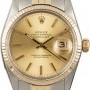 Rolex Mens  Datejust 16013 Steel  Gold Watch
