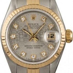 Rolex Used  Datejust 69173 Silver Jubilee Diamond Dial Dial 841086