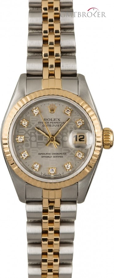 Rolex Used  Datejust 69173 Silver Jubilee Diamond Dial Dial 841086