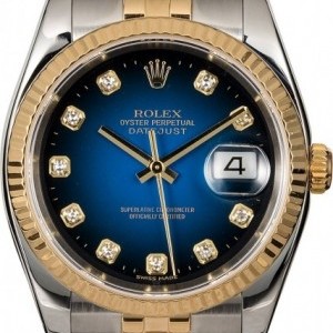 Rolex Used  Datejust 116233 Blue Vignette Diamond Dial Dial 838552