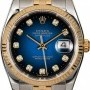 Rolex Used  Datejust 116233 Blue Vignette Diamond Dial