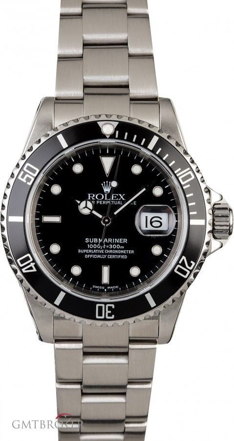 Rolex Submariner 16610 Steel 40MM Watch Watch 825734