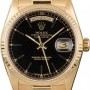 Rolex Used  18038 Day-Date Black Index Dial