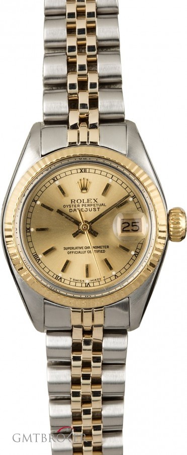 Rolex Ladies  Date 6916 Champagne Dial Dial 838495