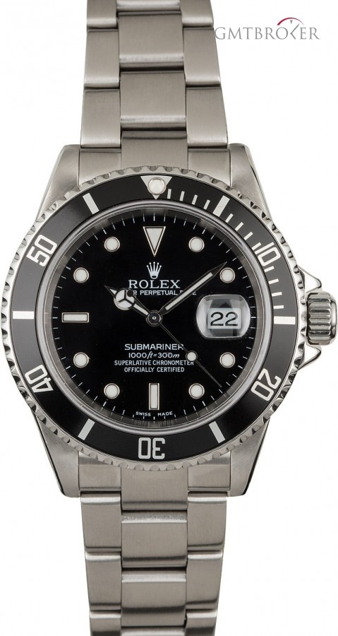 Rolex PreOwned  Submariner Ref 16610 16610 842972