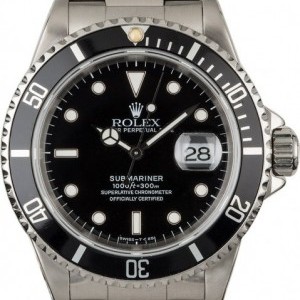 Rolex Used  Submariner 16610 Black Bezel Bezel 851021