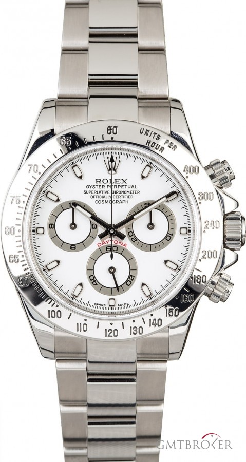 Rolex Daytona 116520 White Dial Cosmograph 116520 821021