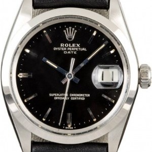 Rolex Vintage  Date 1500 Black Dial Dial 833830