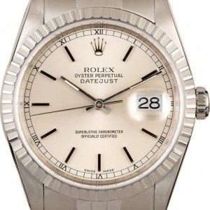 Rolex Datejust 16220 Silver Dial Steel with Jubilee Band Band 840091