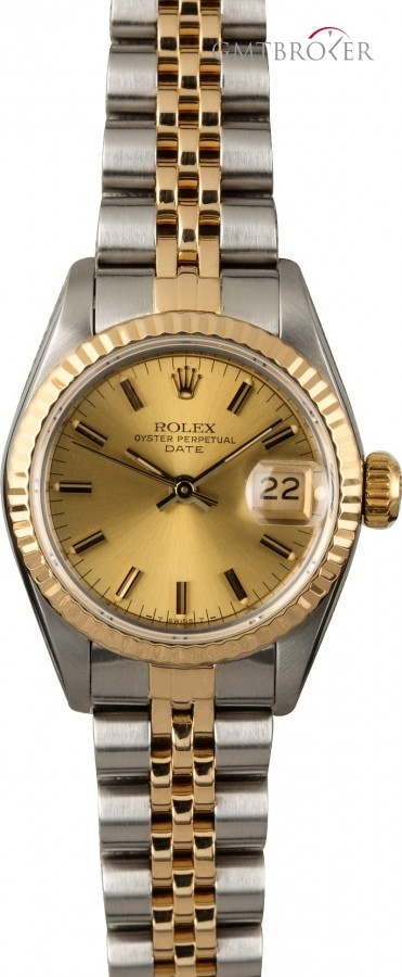 Rolex Lady Datejust 69173 Champagne Index Dial Dial 836080