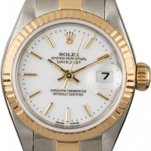 Rolex PreOwned  Datejust 79173 White Index Dial Dial 837274
