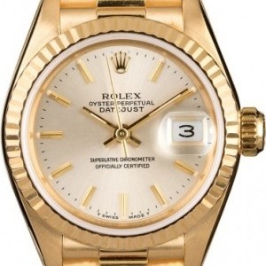 Rolex Womens  President 69178 Silver Dial Dial 813494