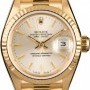Rolex Womens  President 69178 Silver Dial