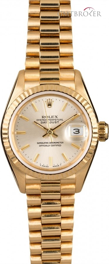 Rolex Womens  President 69178 Silver Dial Dial 813494