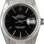 Rolex Pre-Owned Mens  Datejust 16030 Black Dial