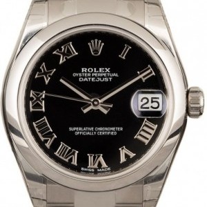 Rolex Unworn  Mid-Size DateJust 178240 Black Dial 178240 837667