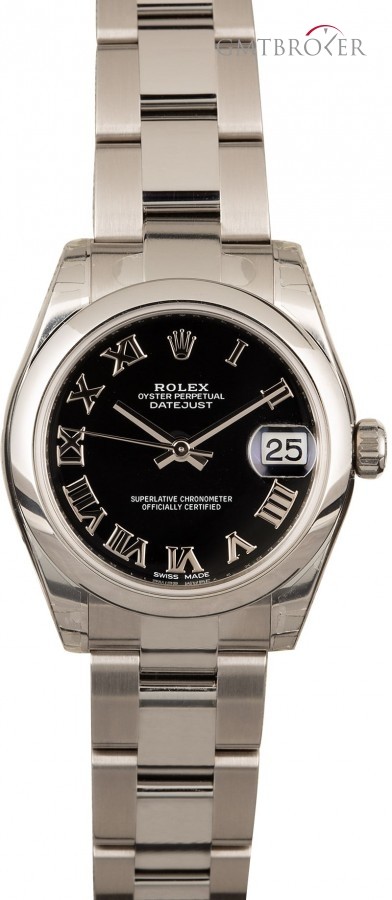 Rolex Unworn  Mid-Size DateJust 178240 Black Dial 178240 837667