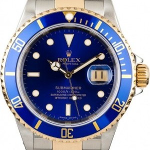 Rolex Submariner 16613 Blue Dial Oyster Bracelet Bracelet 830618
