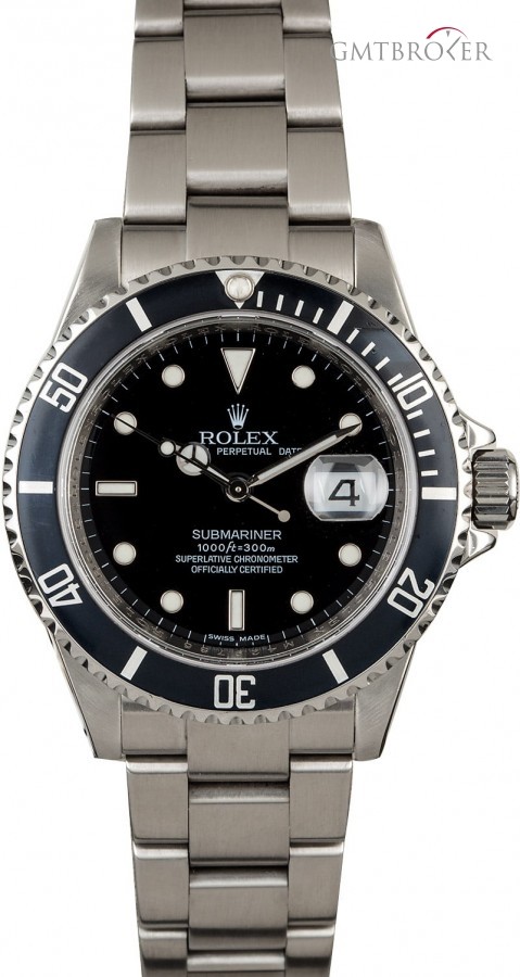 Rolex Submariner 16610 with Serial Engraved Rehaut Rehaut 834463