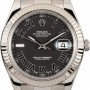 Rolex PreOwned  Datejust II Ref 116334 Black Roman Dial
